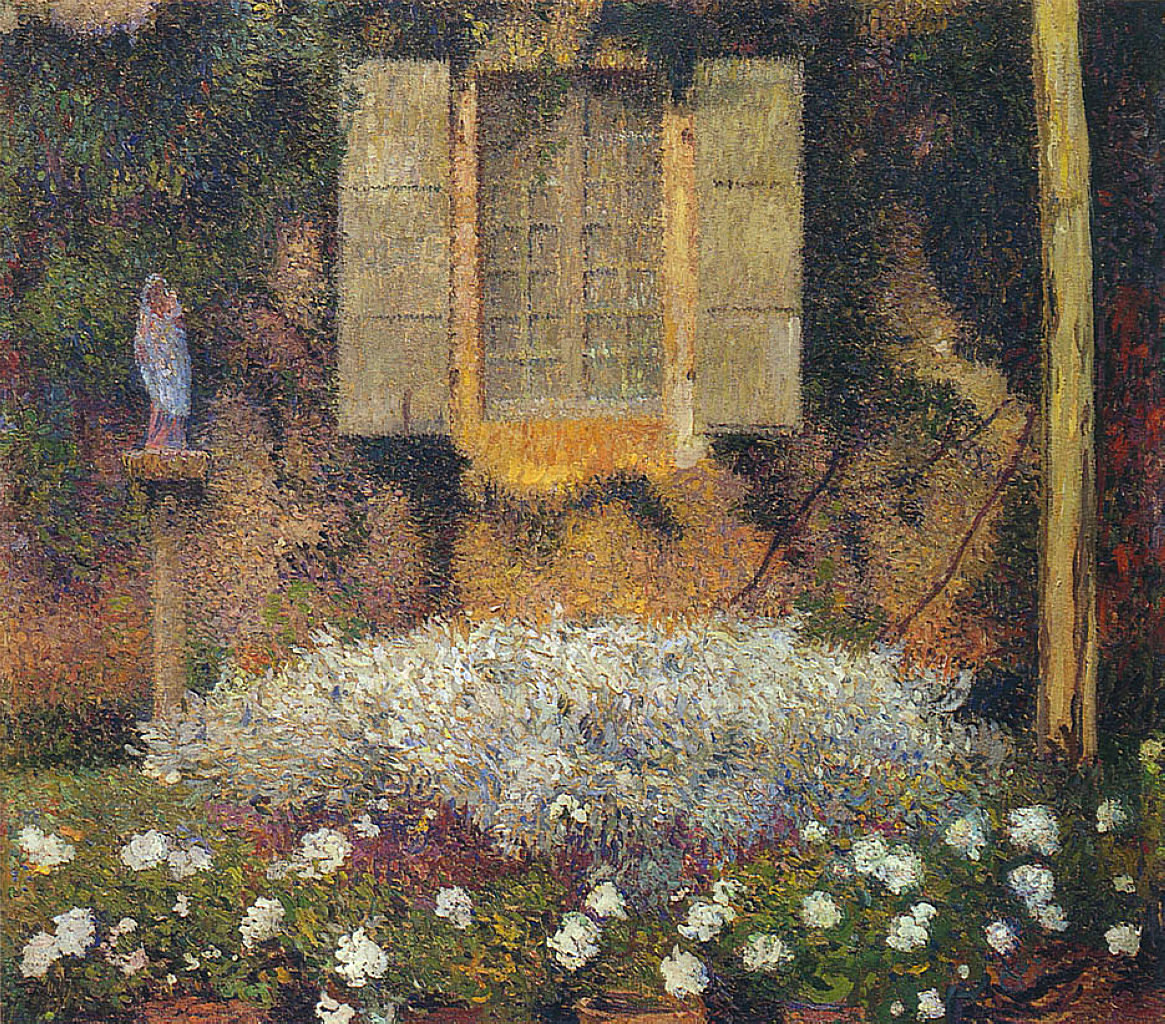 The Window to the Garden – Henri Martin Tablo