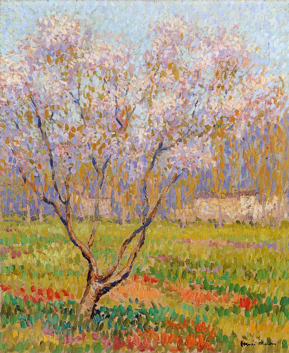 Trees in Bloom Henri Martin tablo - Dekolata