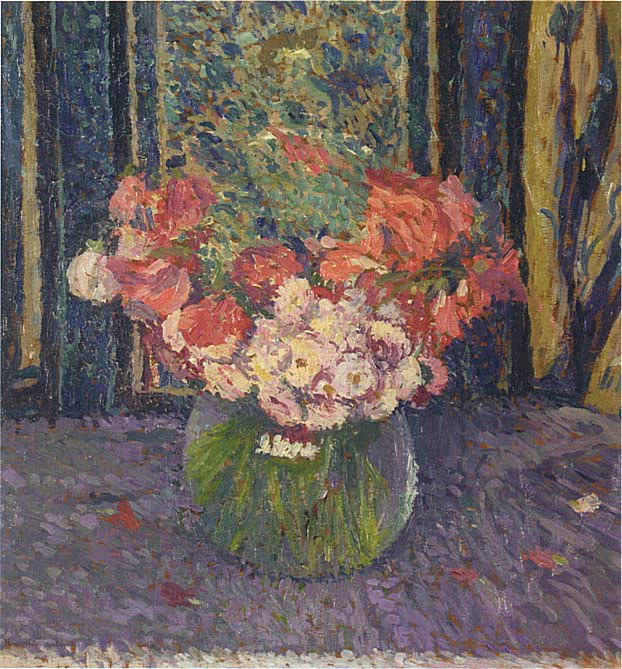 Vase of Flowers Henri Martin tablo - Dekolata