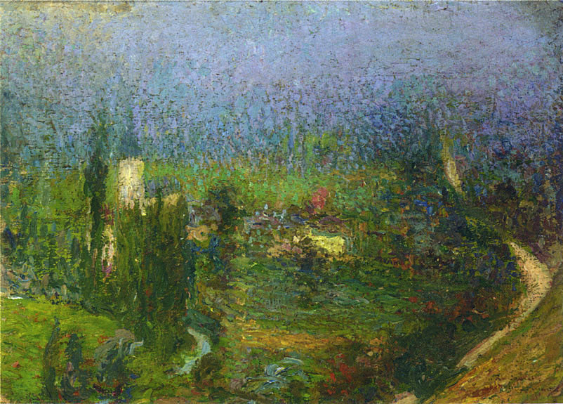 View of Labastide du Vert Henri Martin tablo - Dekolata