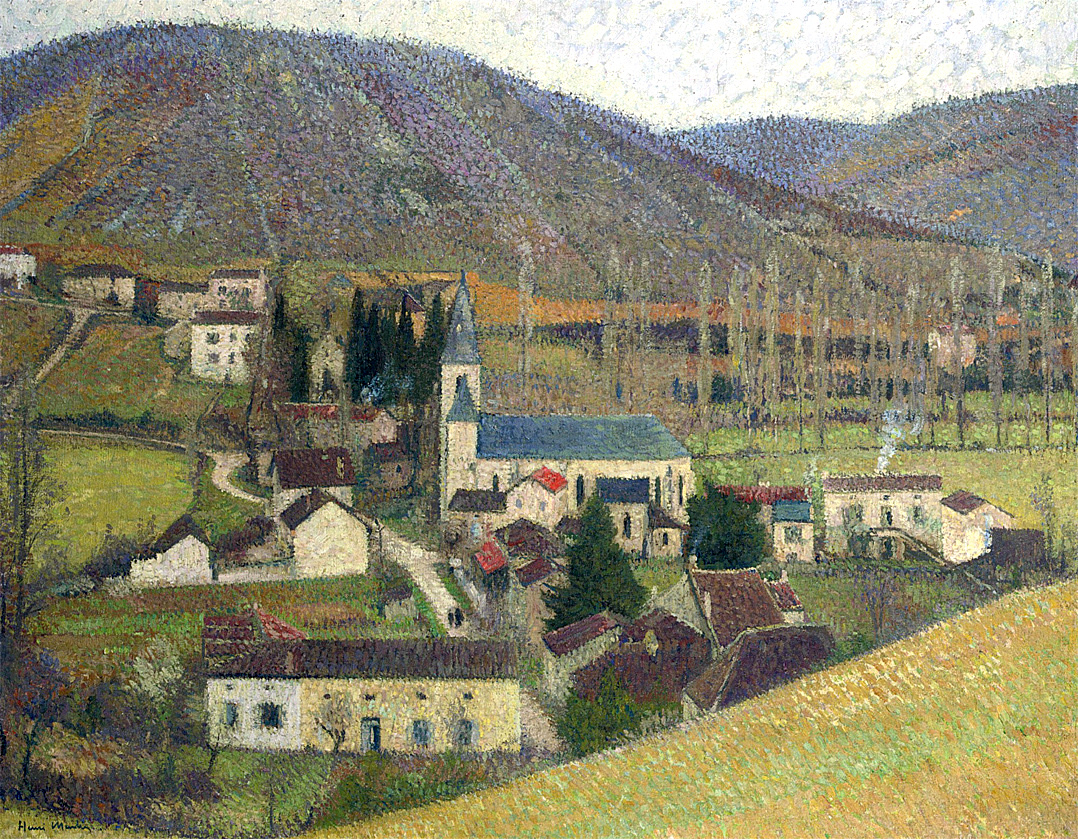 View of Labastide in Gray Weather Henri Martin tablo - Dekolata