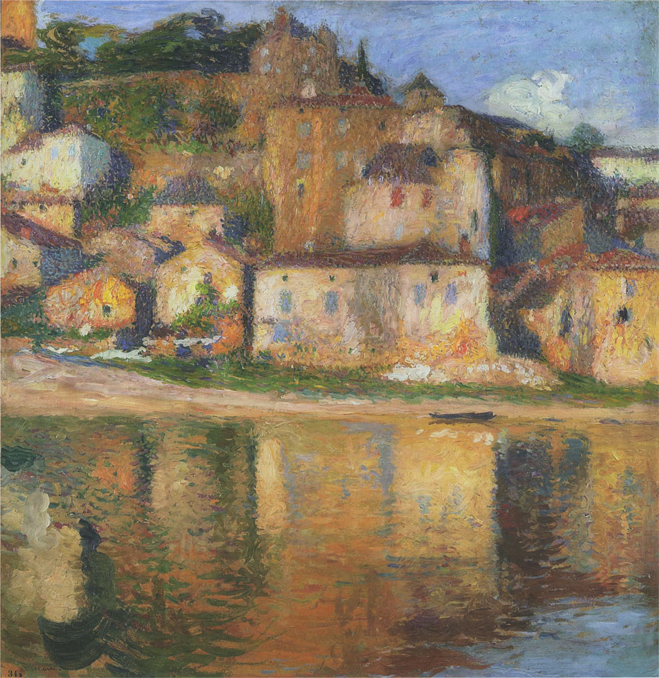 View of Puy l'Eveque Henri Martin tablo - Dekolata
