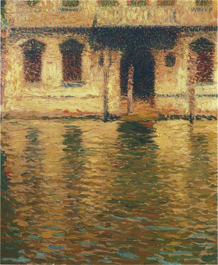 View of the Palace in Venice (1910) – Henri Martin Tablo