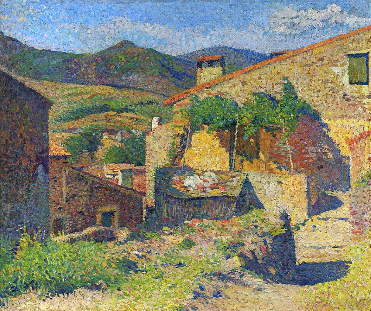 Village Street Henri Martin tablo - Dekolata