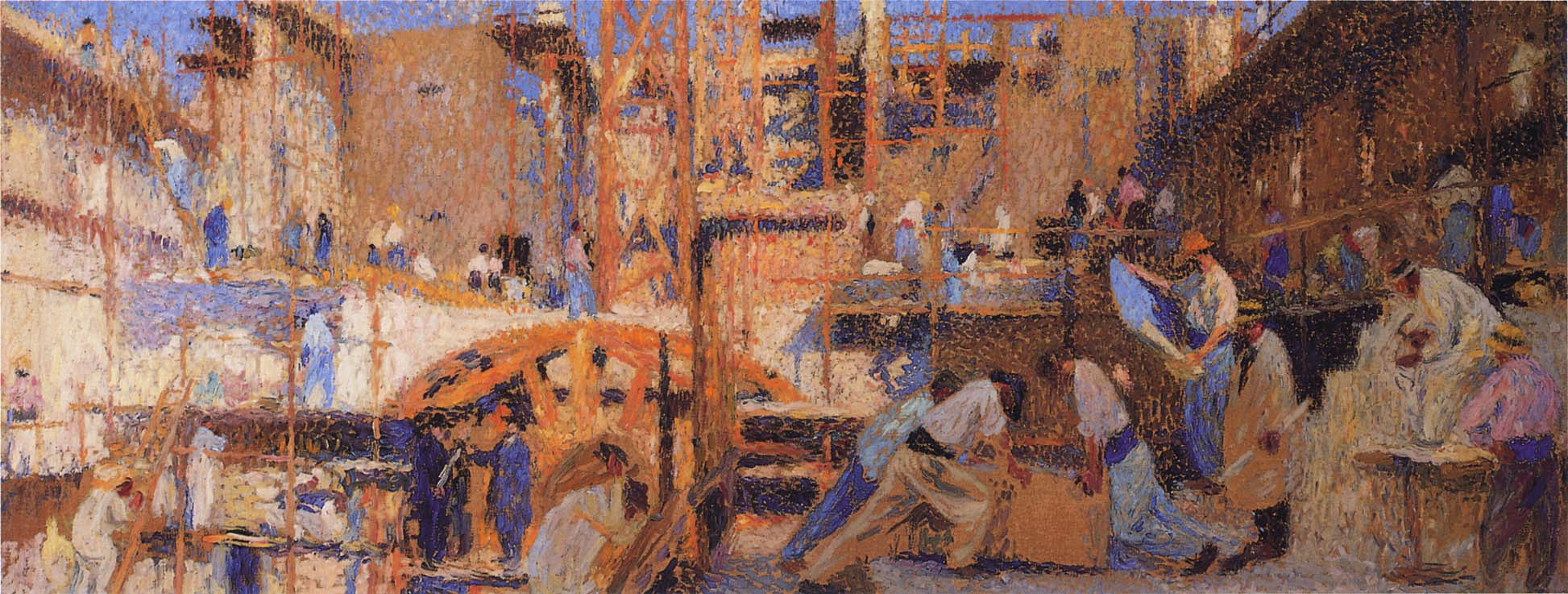 Work (1914) – Henri Martin Tablo