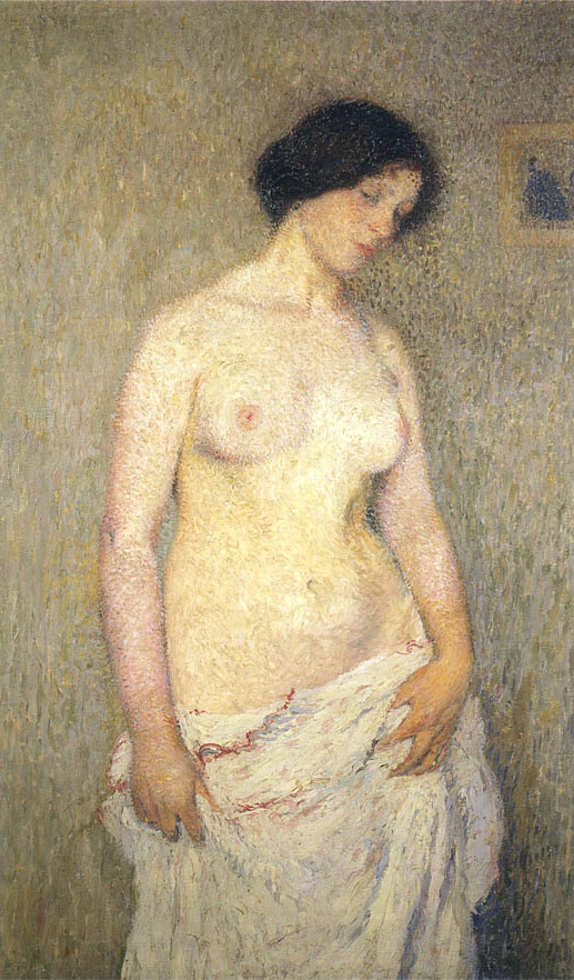 Young Nude Woman – Henri Martin Tablo