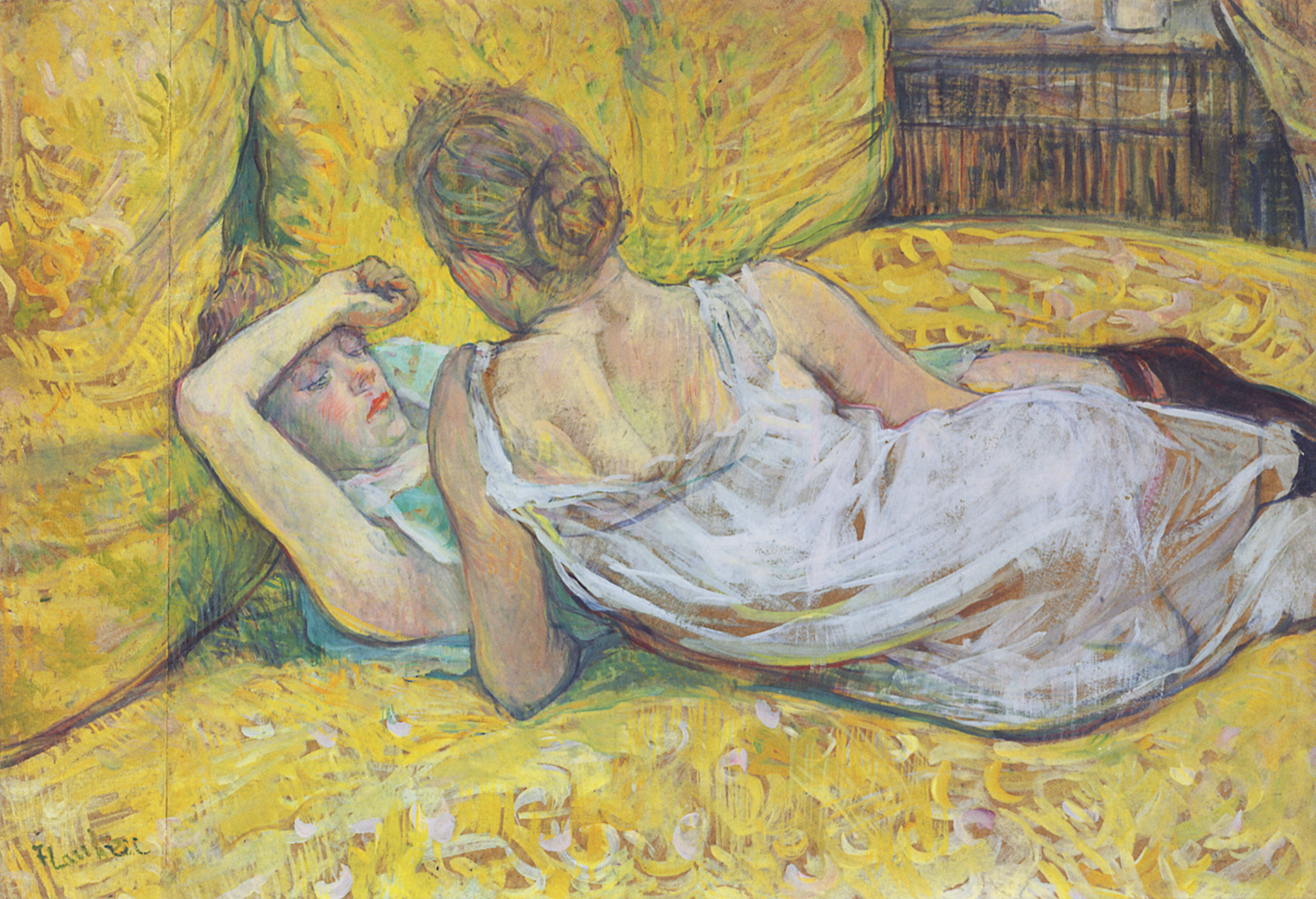 Abandonment (The pair) (1895) Henri de Toulouse-Lautrec tablo - Dekolata