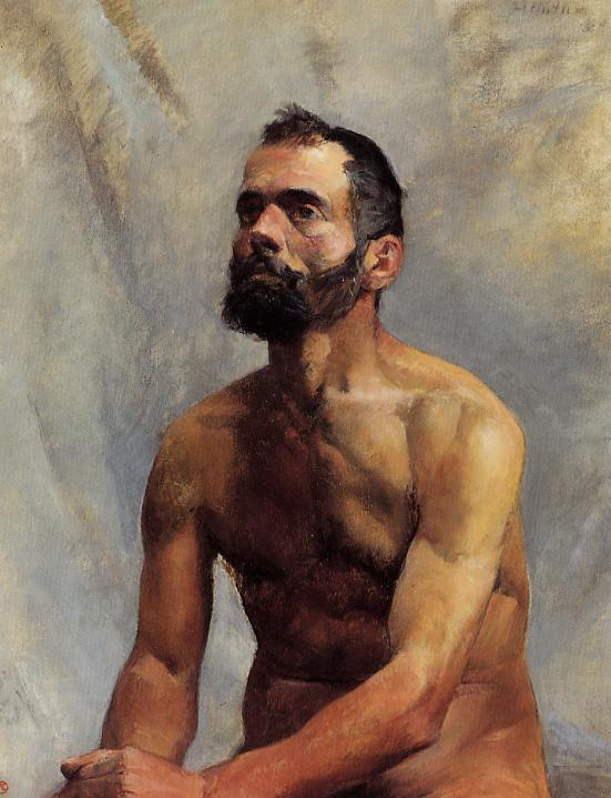Academic Study Nude (1883) Henri de Toulouse-Lautrec tablo - Dekolata