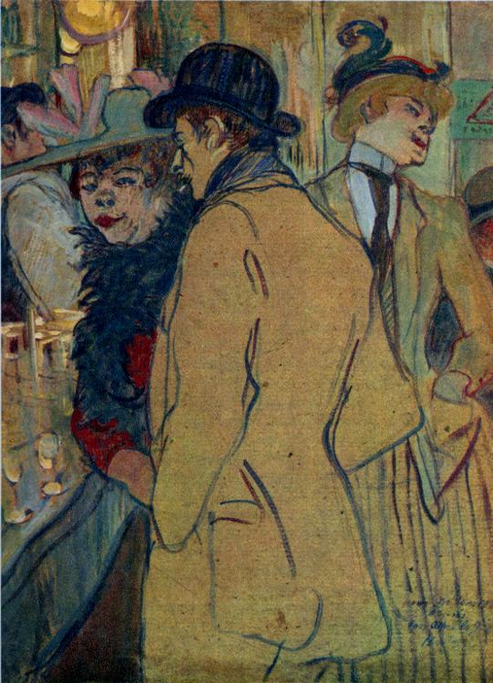 Alfred la Guigne (1894) Henri de Toulouse-Lautrec tablo - Dekolata