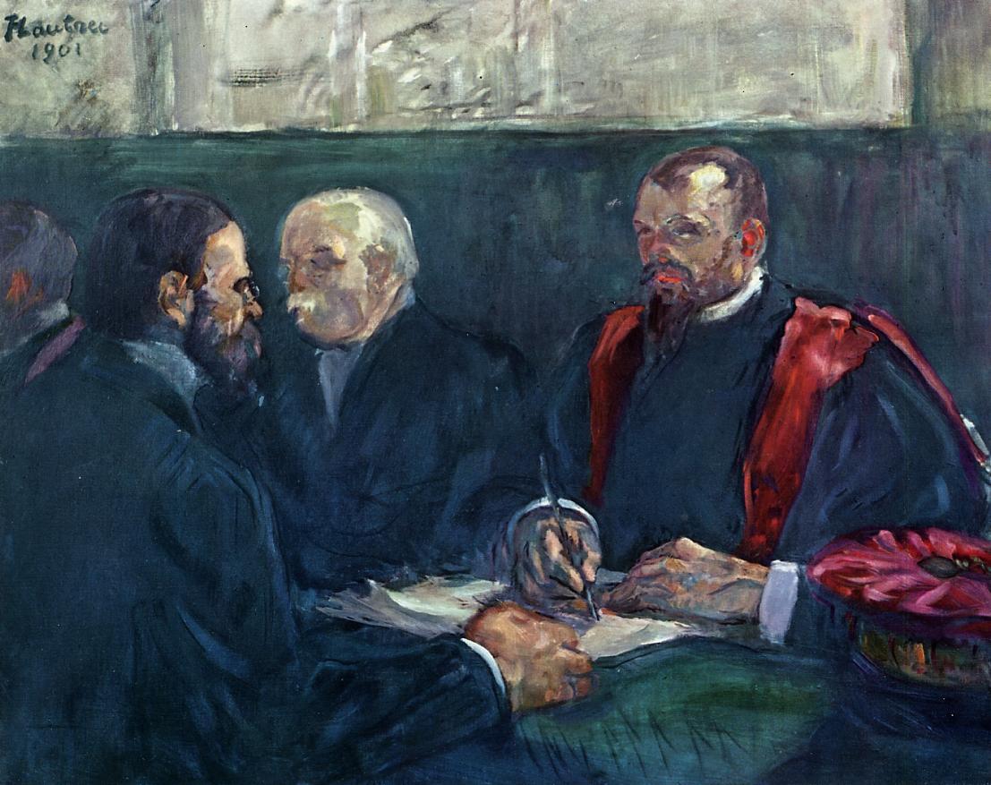 An Examination at the Faculty of Medicine, Paris (1901) Henri de Toulouse-Lautrec tablo - Dekolata