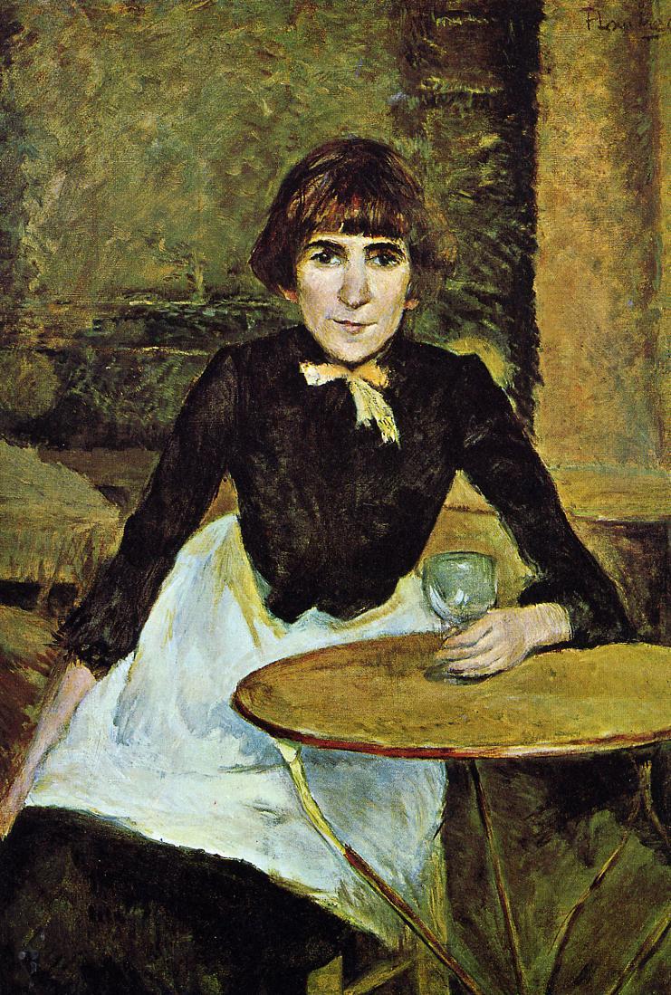 At La Bastille (Portrait of Jeanne Wenz) (1889) – Henri de Toulouse-Lautrec Tablo
