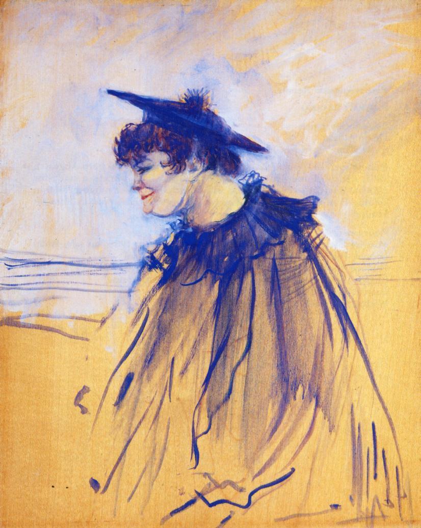 At Star , Le Havre (Miss Dolly, English Singer) (1899) Henri de Toulouse-Lautrec tablo - Dekolata