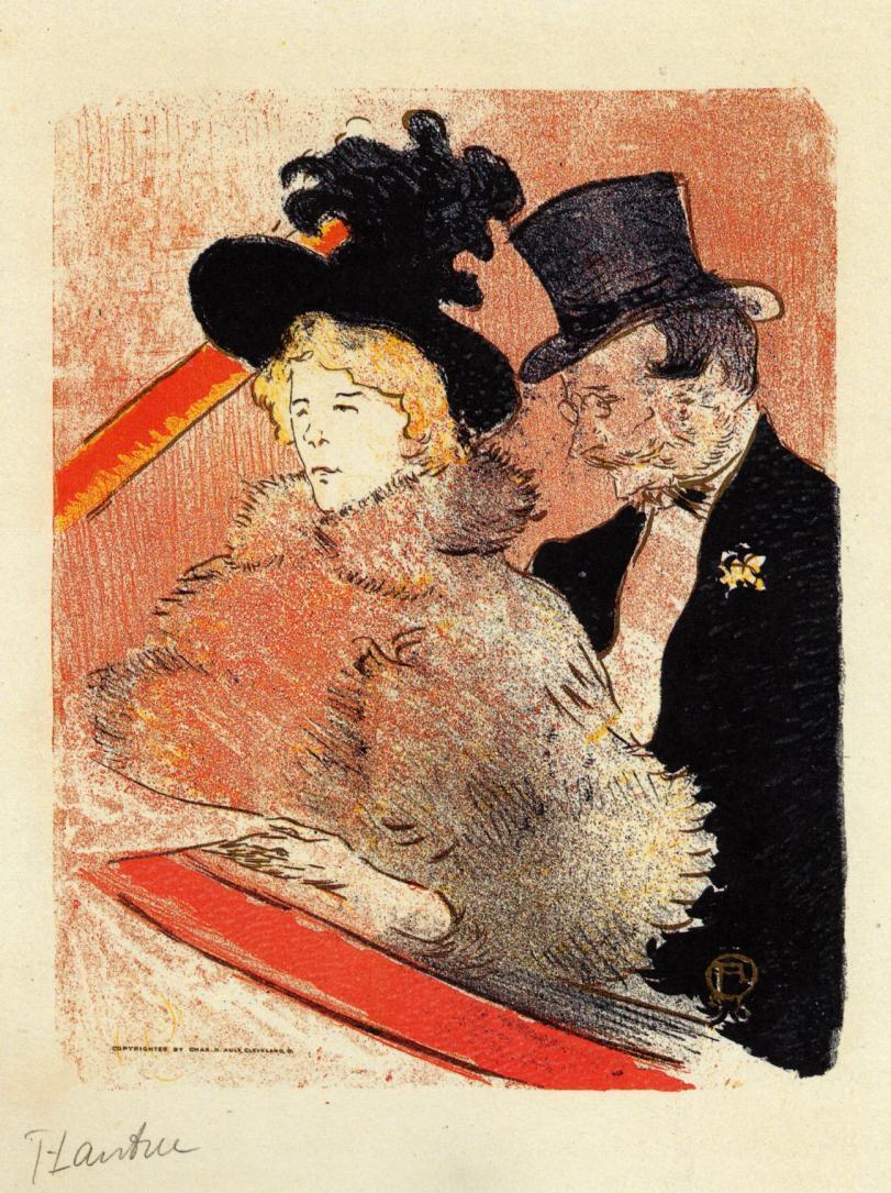 At the Concert (1896) Henri de Toulouse-Lautrec tablo - Dekolata