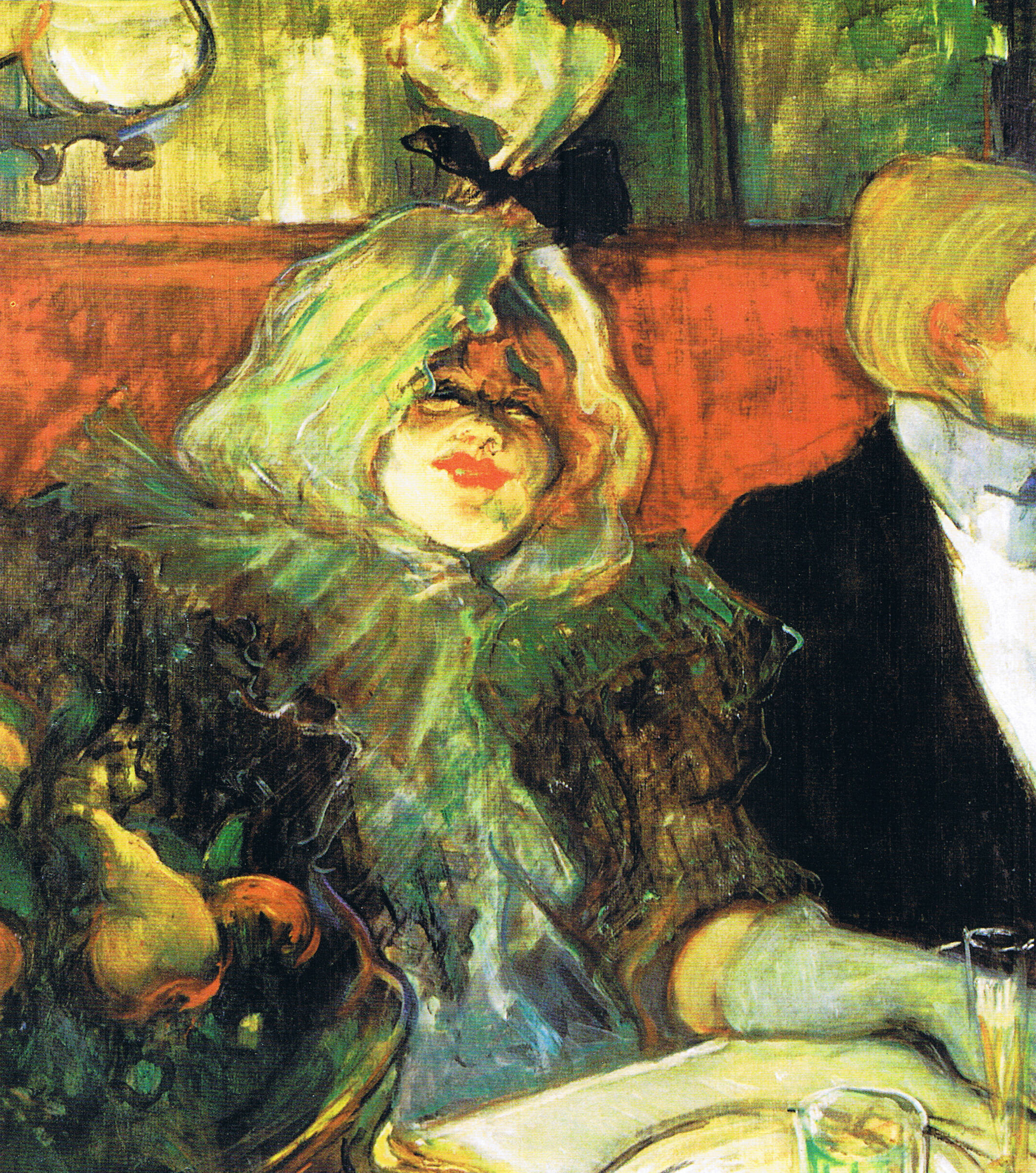 At the Rat Mort (1899) Henri de Toulouse-Lautrec tablo - Dekolata