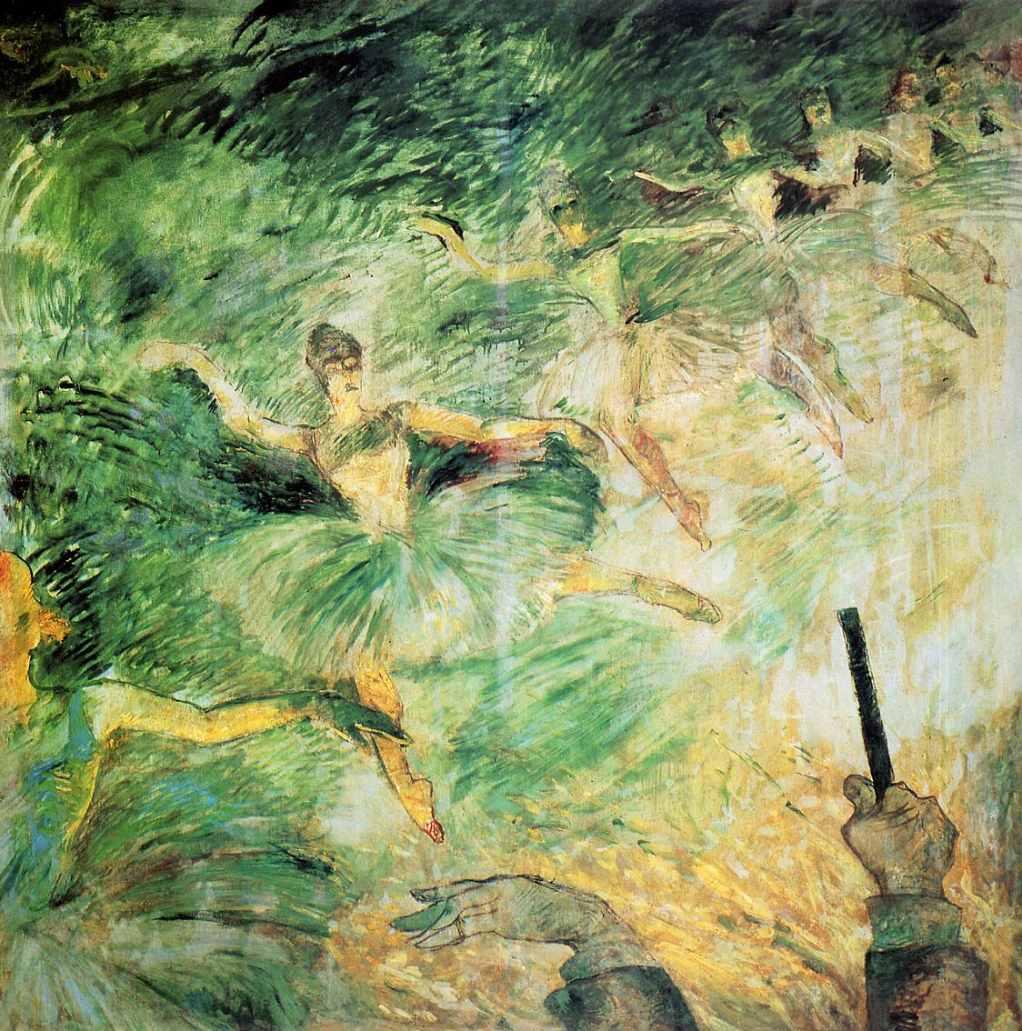 Ballet Dancers (1885) Henri de Toulouse-Lautrec tablo - Dekolata