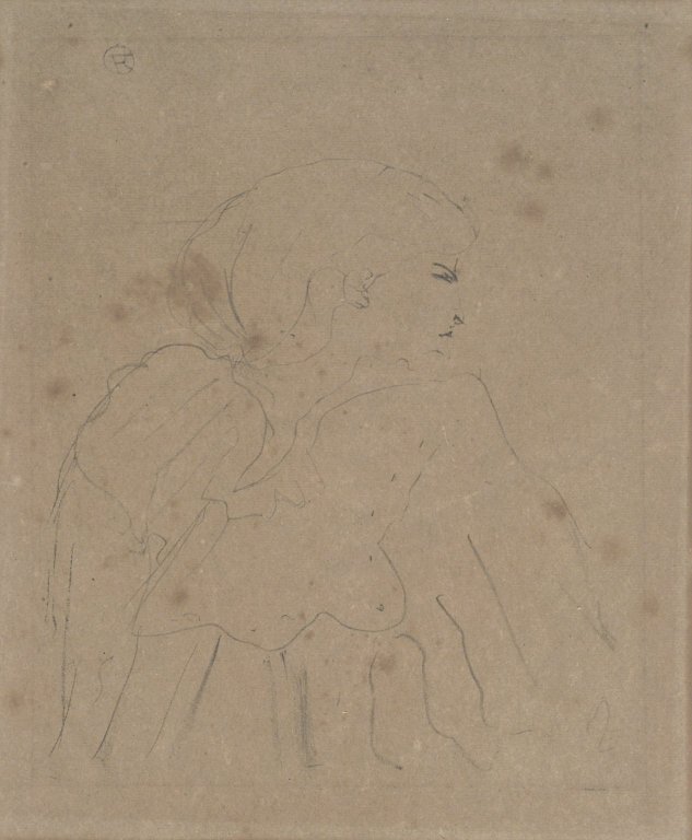 Cassive (Jeanne Hading) (1894) – Henri de Toulouse-Lautrec Tablo