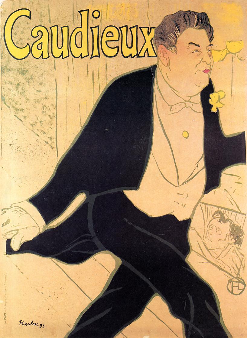 Caudieux (1893) – Henri de Toulouse-Lautrec Tablo
