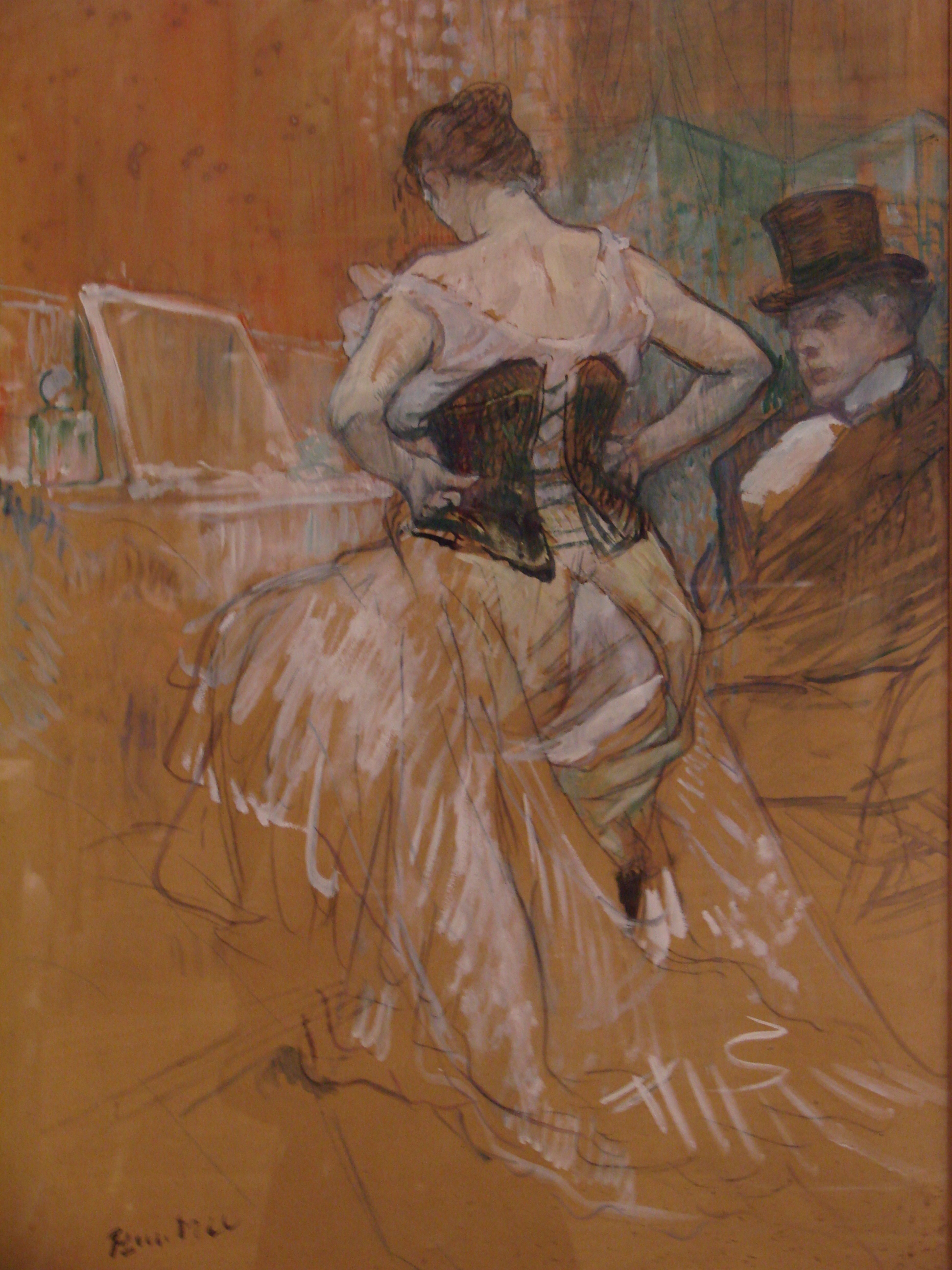 Conquest of passage (1896) Henri de Toulouse-Lautrec tablo - Dekolata