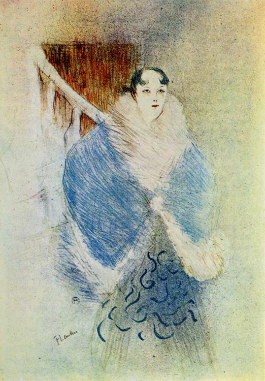 Elsa The Viennese (1897) – Henri de Toulouse-Lautrec Tablo