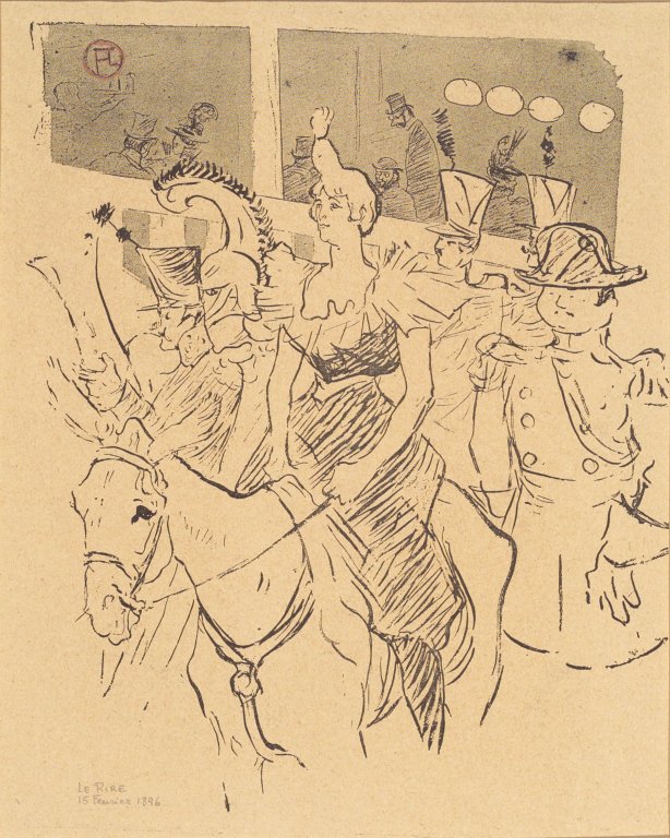 Entry of Cha u Kao (1896) Henri de Toulouse-Lautrec tablo - Dekolata