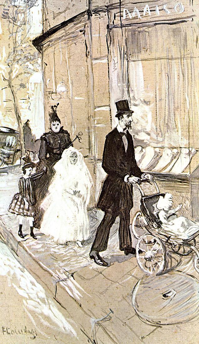 First Comunion (1888) Henri de Toulouse-Lautrec tablo - Dekolata
