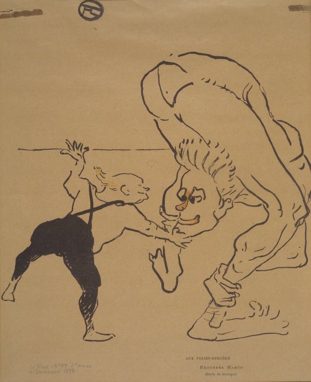 Folies Bergere Brothers Marco (1895) – Henri de Toulouse-Lautrec Tablo