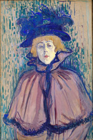 Jane Avril (1892) Henri de Toulouse-Lautrec tablo - Dekolata