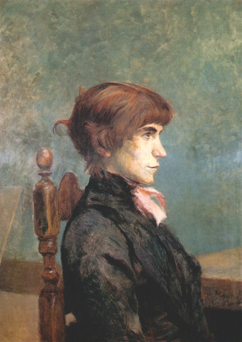 Jeanne Wenz (1886) Henri de Toulouse-Lautrec tablo - Dekolata