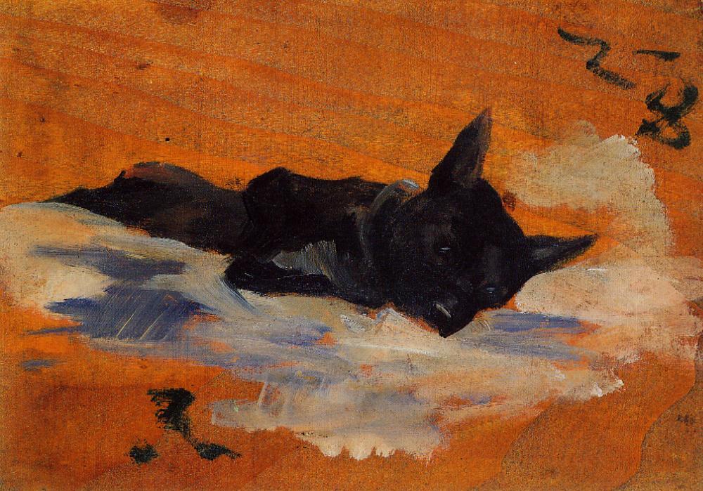 LIttle Dog (1888) Henri de Toulouse-Lautrec tablo - Dekolata