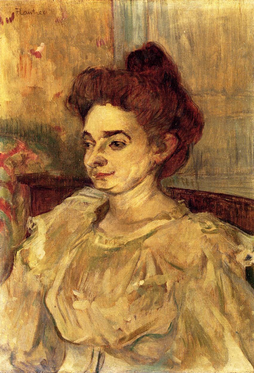 Mademoiselle Beatrice Tapie de Celeyran (1897) – Henri de Toulouse-Lautrec Tablo