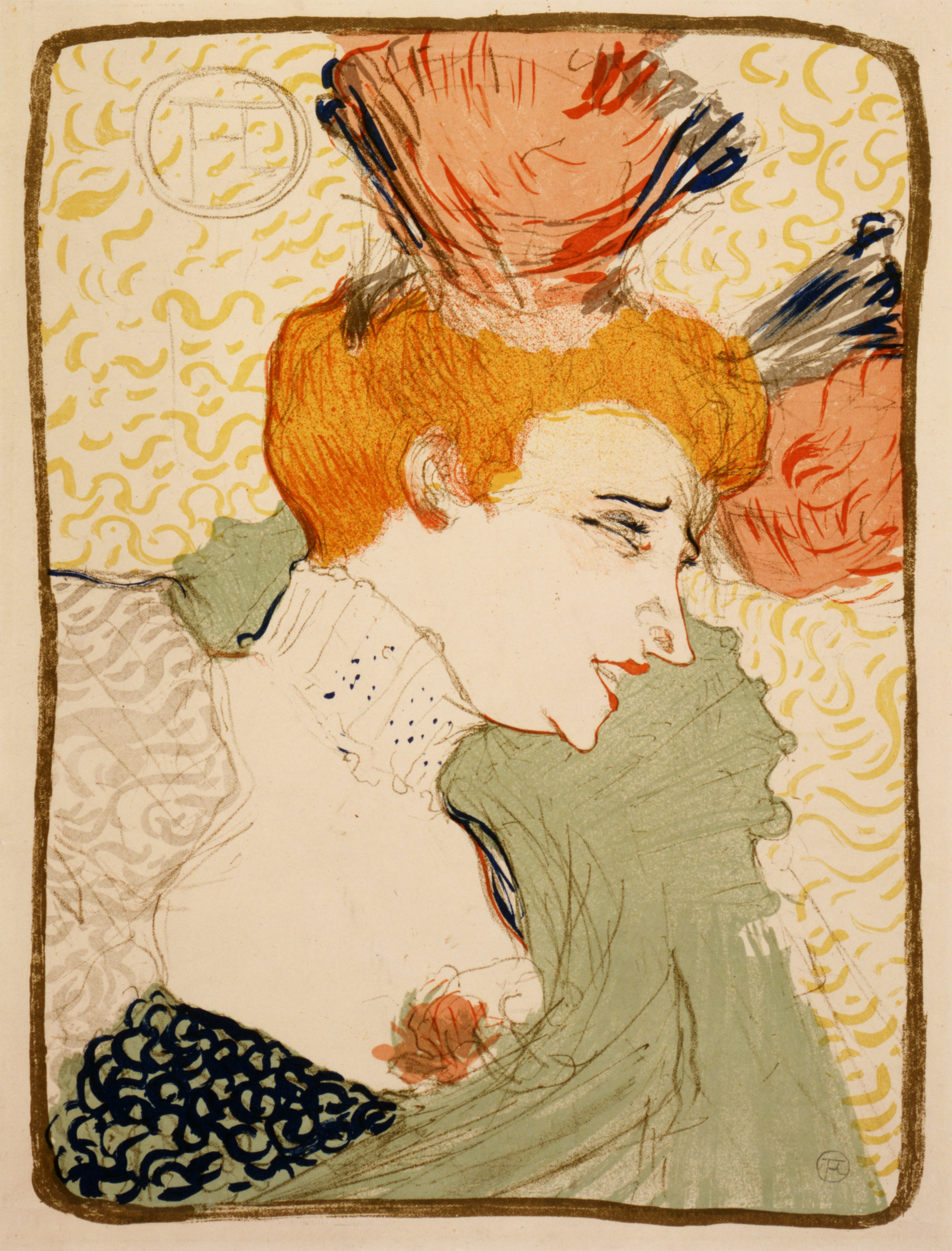 Marcelle Lender (1895) Henri de Toulouse-Lautrec tablo - Dekolata