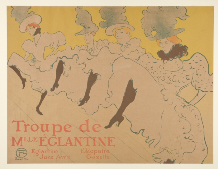 Miss Eglantine Troupe Henri de Toulouse-Lautrec tablo - Dekolata