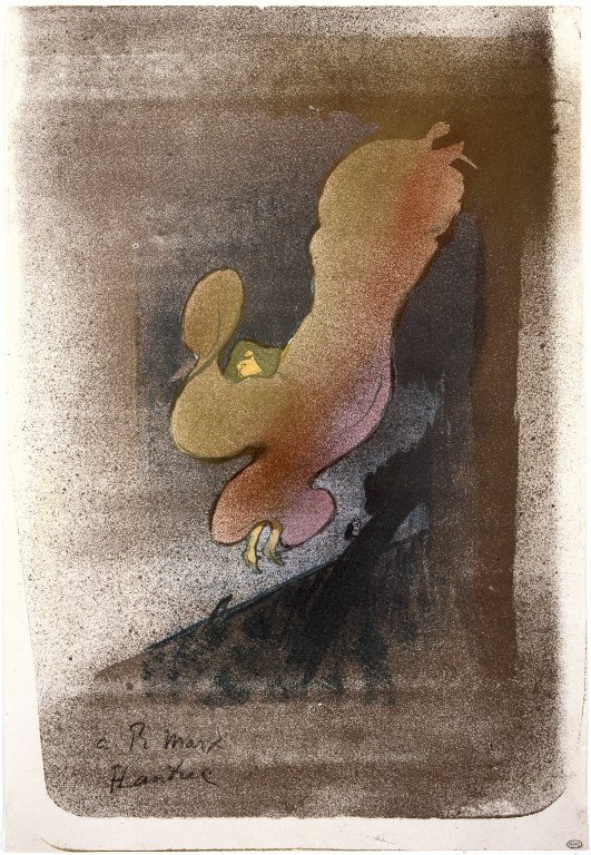 Miss Loie Fuller (1893) Henri de Toulouse-Lautrec tablo - Dekolata