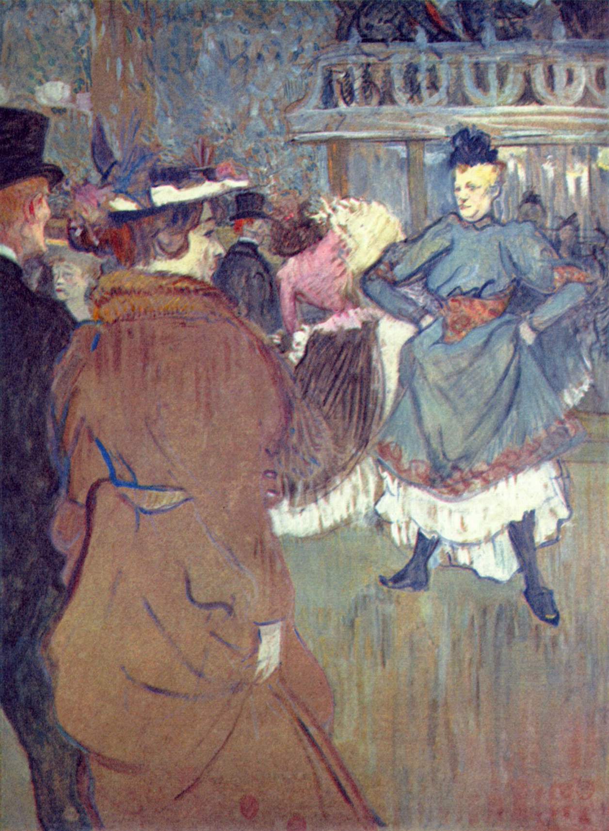 Moulin Rouge The departure of the quadrille (1892) – Henri de Toulouse-Lautrec Tablo