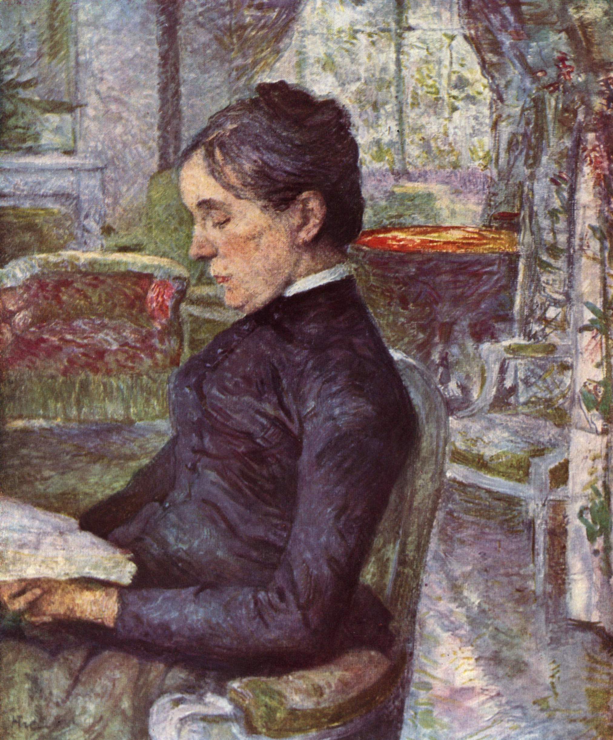 Portrait of Countess A. de Toulouse Lautrec (1886) – Henri de Toulouse-Lautrec Tablo