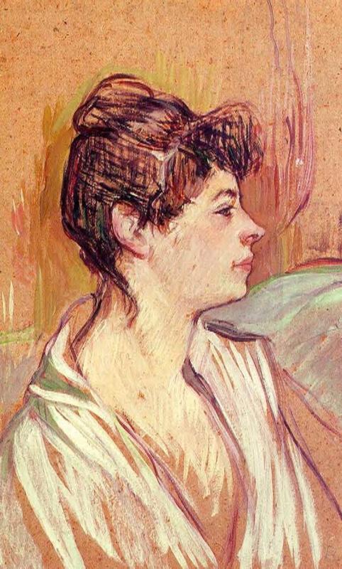 Portrait of Marcelle (1893) – Henri de Toulouse-Lautrec Tablo