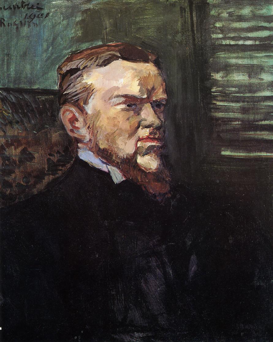 Portrait of Octave Raquin (1901) Henri de Toulouse-Lautrec tablo - Dekolata