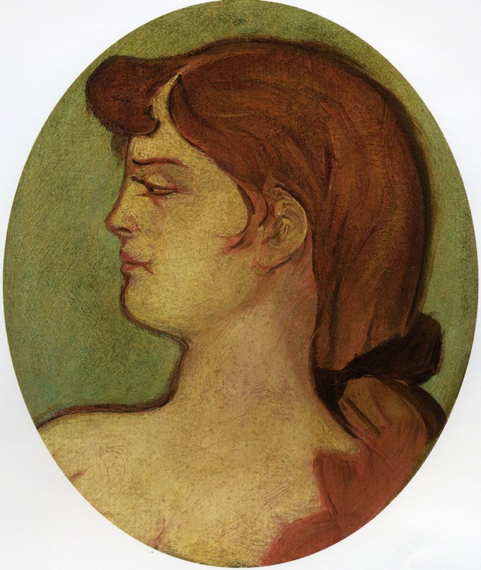 Portrait of a Woman of the House on the Rue d Amboise (1892) Henri de Toulouse-Lautrec tablo - Dekolata