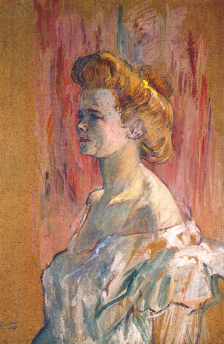 Prostitute the Sphinx (1898) Henri de Toulouse-Lautrec tablo - Dekolata