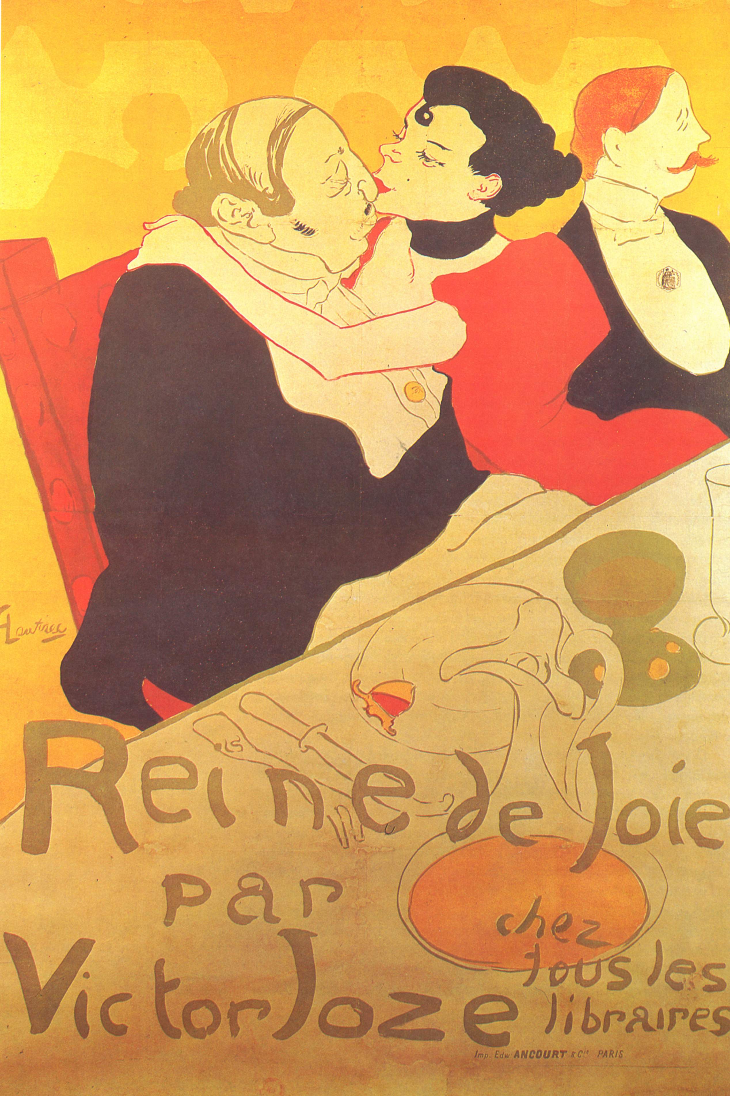 Reine de Joie (1892) Henri de Toulouse-Lautrec tablo - Dekolata
