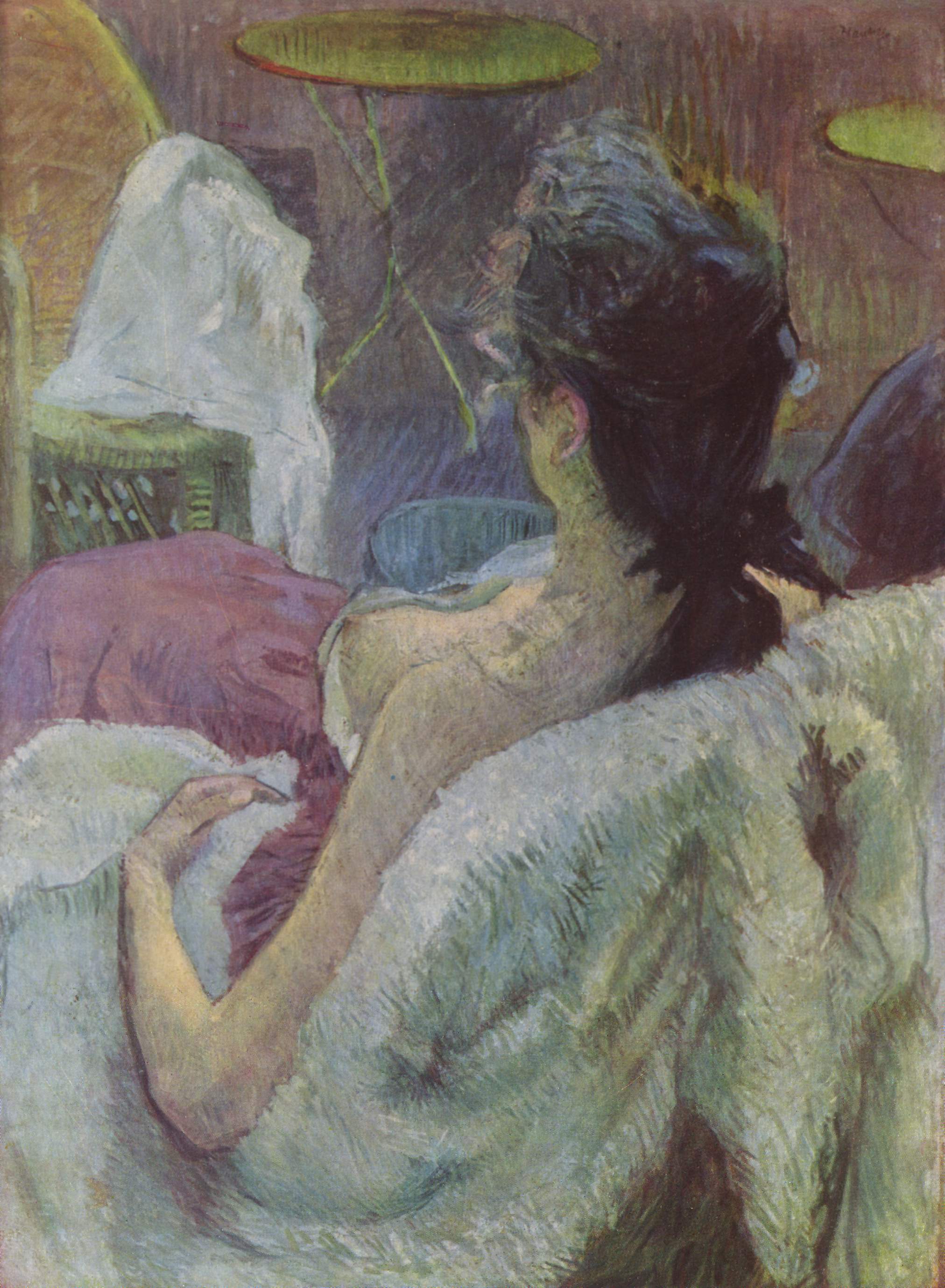 Ruhendes Modell (1896) – Henri de Toulouse-Lautrec Tablo