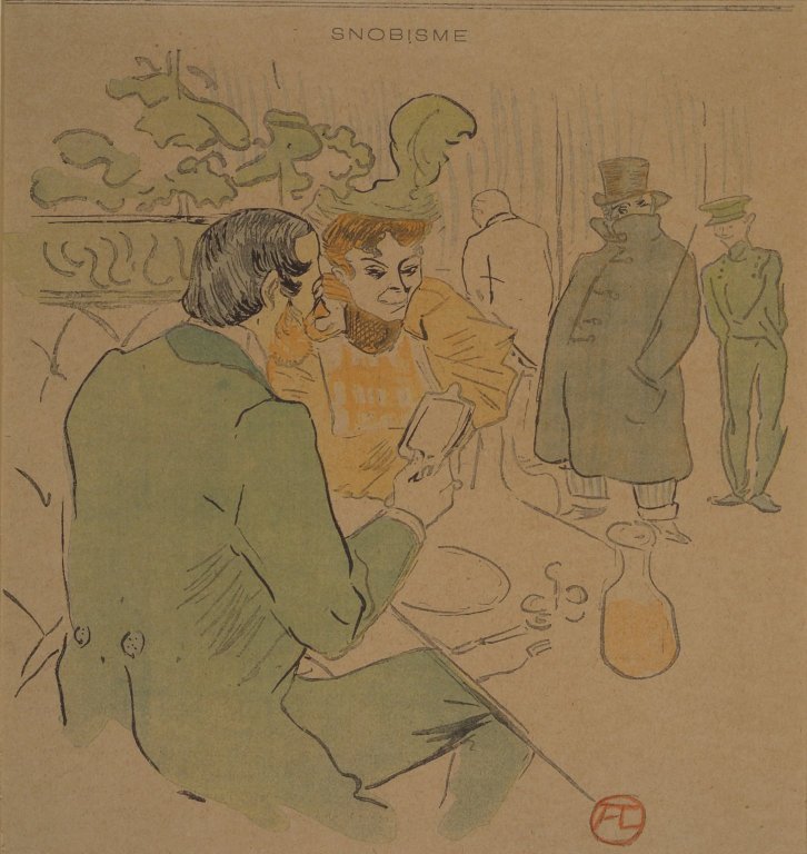 Snobisme (1897) Henri de Toulouse-Lautrec tablo - Dekolata