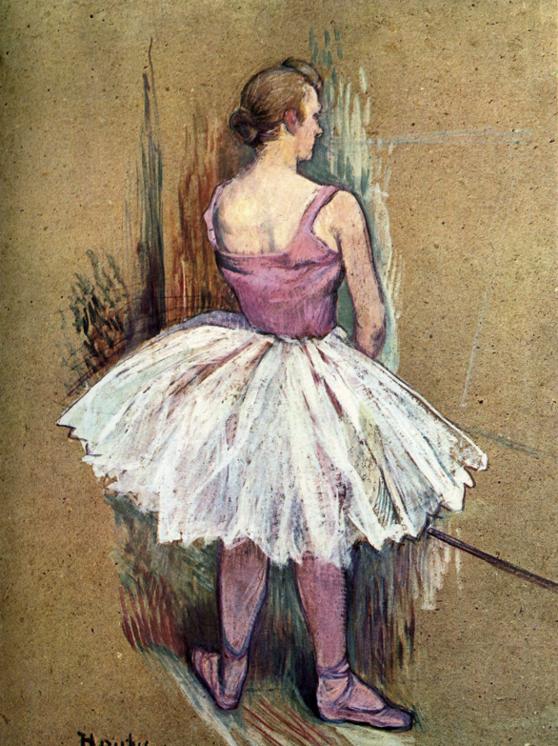 Standing Dancer (1890) Henri de Toulouse-Lautrec tablo - Dekolata