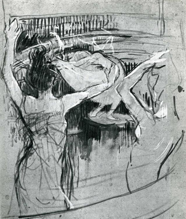 The Ballet Papa Chrysanth me (1892) Henri de Toulouse-Lautrec tablo - Dekolata