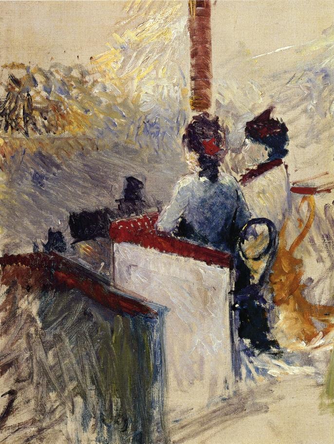 The Box (1889) Henri de Toulouse-Lautrec tablo - Dekolata
