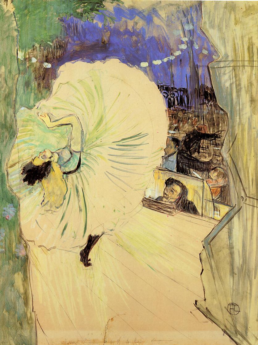 The Cartwheel (1893) Henri de Toulouse-Lautrec tablo - Dekolata