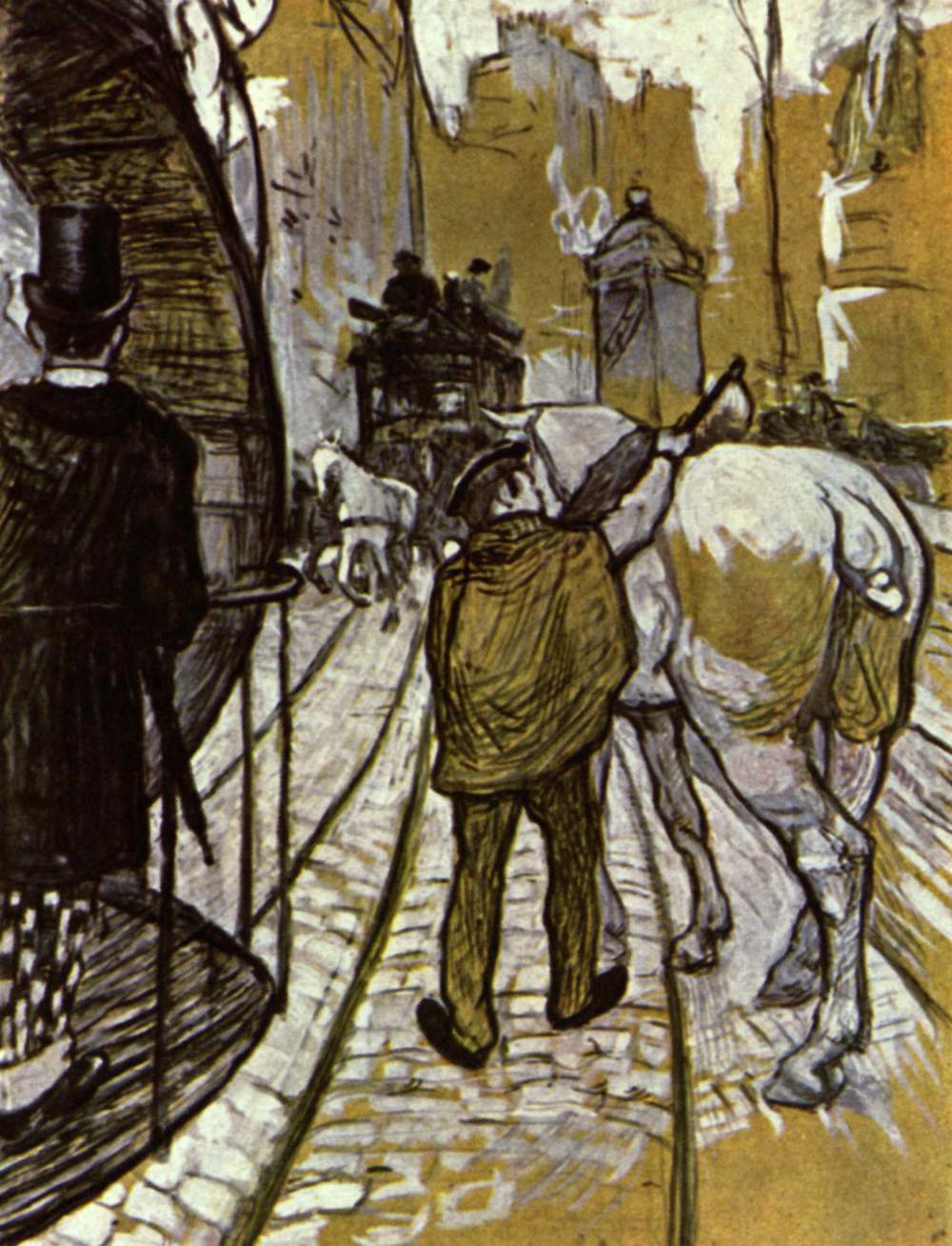 The Coastal bus company (1888) Henri de Toulouse-Lautrec tablo - Dekolata