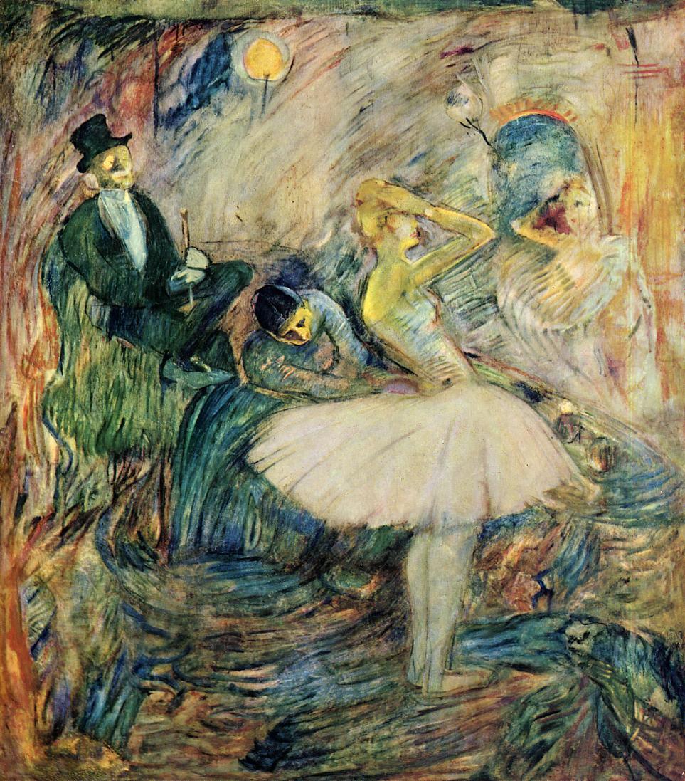 The Dancer in Her Dressing Room (1885) Henri de Toulouse-Lautrec tablo - Dekolata