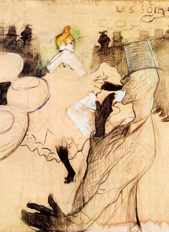 The Goulue and Valentin, The Boneless One (1891) – Henri de Toulouse-Lautrec Tablo