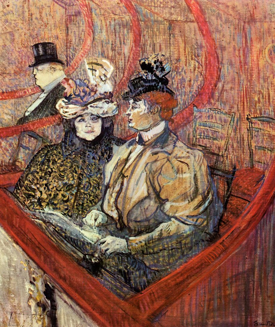 The Grand Tier (1896) – Henri de Toulouse-Lautrec Tablo